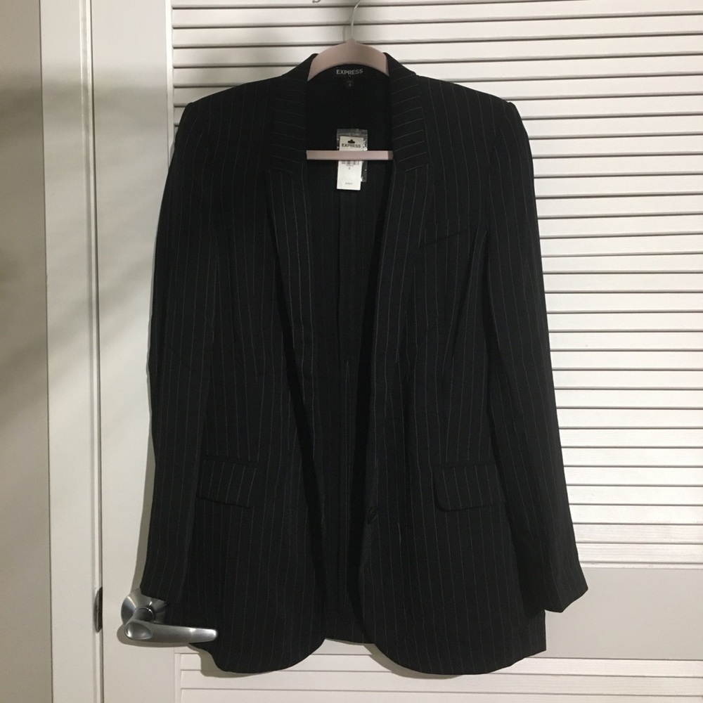 NWT EXPRESS pinstripe blazer
